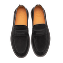 Loafers ROSSI, Timeless Elegance, Suede, Black