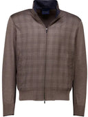 Jacheta Paul & Shark , vest brown checked wide fit