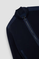 Jacheta PAUL&SHARK, Zip-up cardigan in Soft Cool Touch wool with Typhoon® Re-4x4 Stretch details
