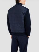 Jacheta PAUL&SHARK, Zip-up cardigan in Soft Cool Touch wool with Typhoon® Re-4x4 Stretch details