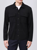 Camasa PAUL & SHARK,  wool shirt black
