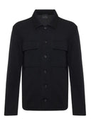 Camasa PAUL & SHARK,  wool shirt black