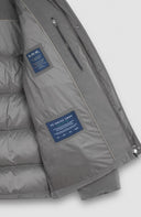 Geaca PAUL&SHARK, Wool and silk puffer jacket with contrast inserts