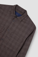Camasa Paul & Shark,Wool overshirt with checkered pattern