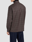Camasa Paul & Shark,Wool overshirt with checkered pattern
