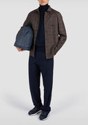 Camasa Paul & Shark,Wool overshirt with checkered pattern