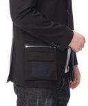 Sacou KARL LAGERFELD, Buzunar Over, Logo Brand Black