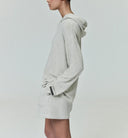 Pantaloni scurti, FEAR OF GOD, Label, Relaxed Fit, Heather Stone Grey