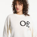 Pulover OFF WHITE,Bookish Shared Logo Knit Crewneck
