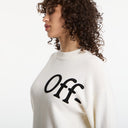 Pulover OFF WHITE,Bookish Shared Logo Knit Crewneck