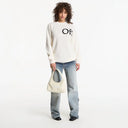 Pulover OFF WHITE,Bookish Shared Logo Knit Crewneck