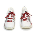 Sneakers JOHN GALLIANO, Knit Print Gazette, Rosu