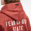 Hanorac FEAR OF GOD, Heavy Fleece Fullzip, Crimson Red