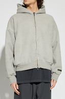 Hanorac FEAR OF GOD,Embroidered Classic Full Zip Hoodie/Smoke Gray