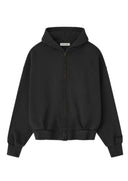 Hanorac FEAR OF GOD, ESSENTIALS Classic zip-up hoodie, vintage black