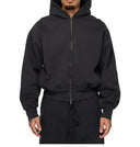 Hanorac FEAR OF GOD, ESSENTIALS Classic zip-up hoodie, vintage black