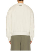 Hanorac FEAR OF GOD, ESSENTIALS Classic Crewneck Sweatshirt, Crem