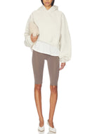 Hanorac FEAR OF GOD, ESSENTIALS 90's Raglan Hoodie, Cream