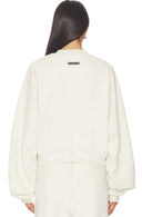 Hanorac FEAR OF GOD, ESSENTIALS 90's Raglan Sweatshirt, Cream