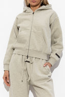 Hanorac FEAR OF GOD, Essentials GREY Sweatshirt with logo