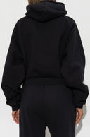 Hanorac FEAR OF GOD, BLACK Sweatshirt with embroidered logo