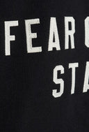 Bluza FEAR OF GOD, Essentials BLACK Sweatshirt with embroidered logo