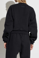 Bluza FEAR OF GOD, Essentials BLACK Sweatshirt with embroidered logo