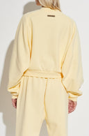 Bluza FEAR OF GOD, Essentials YELLOW Sweatshirt with embroidered logo