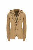 Jacheta LBM, IVAN wool jersey blazer - Maro Deschis