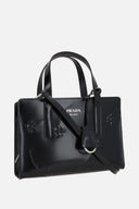 Geanta PRADA, Mini, Re-Edition 1995, Flowers Details, Black