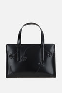 Geanta PRADA, Mini, Re-Edition 1995, Flowers Details, Black