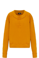 Pulover DSQUARED2 cu logo D2 – Portocaliu