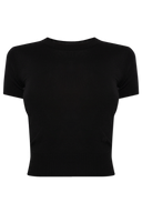 Bluza DSQUARED2,  Wool top with embroidered logo, Negru