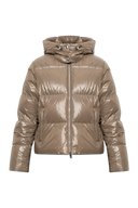 Geaca MOOSE KNUCKLES, BROWN Detachable-hooded down jacket