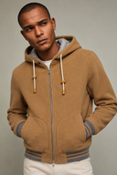 Jacheta L.B.M 1911, Zip Detail, Wool, Camel
