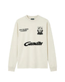 Tricou HOPEIUM Gandhi Football Club cu maneca lunga – Alb