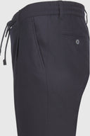 Pantaloni GRAN SASSO, Pinstriped trousers pure wool - navy blue