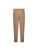 Pantaloni GRAN SASSO, Flanel cu pliuri, Maro deschis