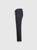 Pantaloni GRAN SASSO, Pinstriped trousers pure wool - navy blue