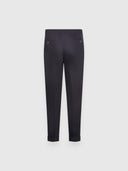 Pantaloni GRAN SASSO, Pinstriped trousers pure wool - navy blue