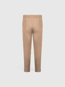 Pantaloni GRAN SASSO, Pinstriped trousers with pleats, beige