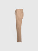 Pantaloni GRAN SASSO, Pinstriped trousers with pleats, beige