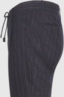 Pantaloni GRAN SASSO, Pinstriped trousers with pleats