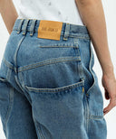 Blugi THE ATTICO, Vintage Deisgn, Oversized, Blue