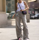 Blugi THE ATTICO, Vintage Deisgn, Oversized, Grey