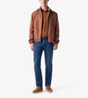 BLUGI CORNELIANI, Stretch Denim, Regular Fit, Classic Blue