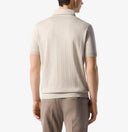 TRICOU CORNELIANI, Polo Design, Button Up, Dark White