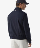 Jacheta CORNELIANI, Semi-lined blue technical wool bomber jacket