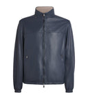 GEACA CORNELIANI, Lambskin Reversible, Dark Blue