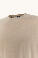 Tricou PAUL&SHARK, Silk and cotton T-Shirt with micro stripe pattern